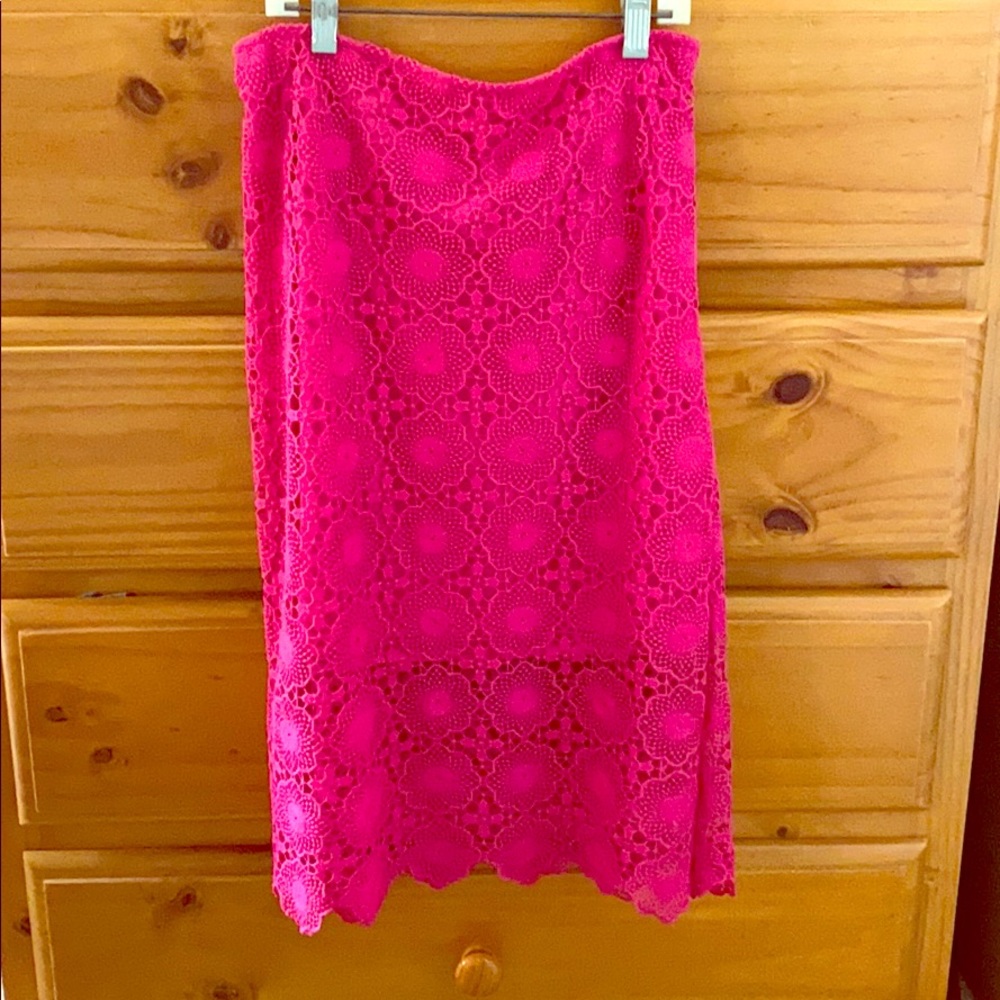 Kensie Crochet Style Skirt
